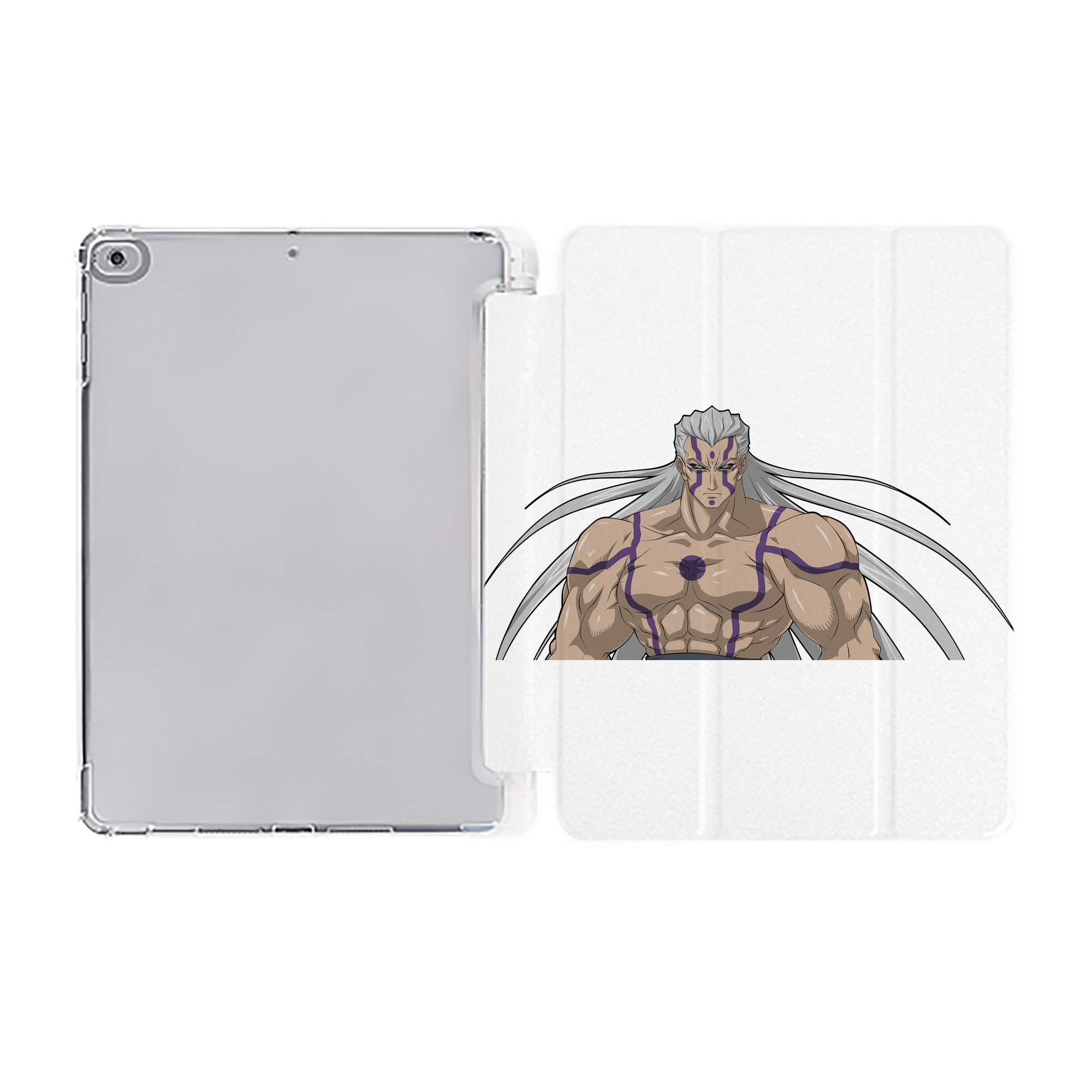 （画像用） 遊☆戯☆王 Yu-Gi-Oh! IPad ケース ペン収納付き 三つ折りスタンド PUレザー×シリコン 対応機種9.5/10.5/10.9インチ